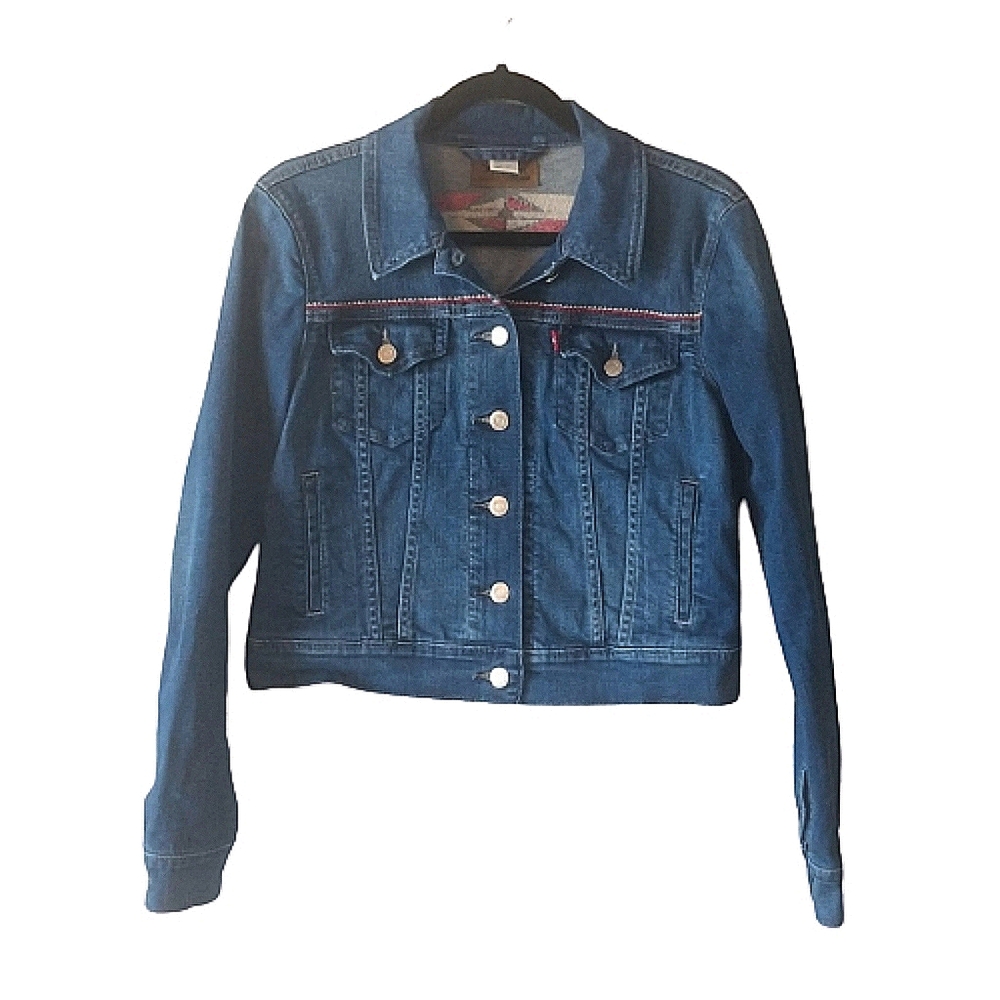 Levi's embroidered Tucker jean jacket sz M